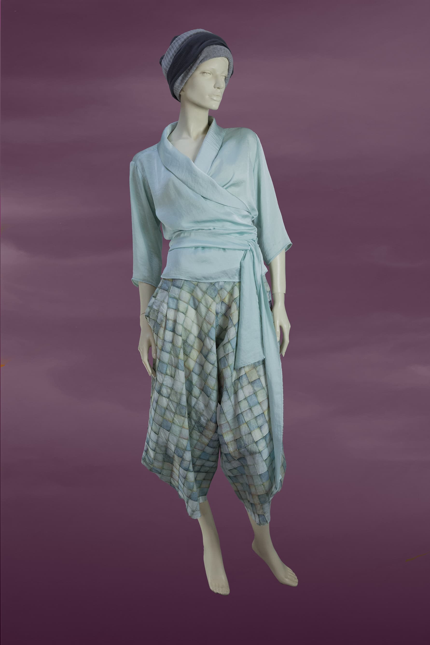 Elwaron Wickelbluse print