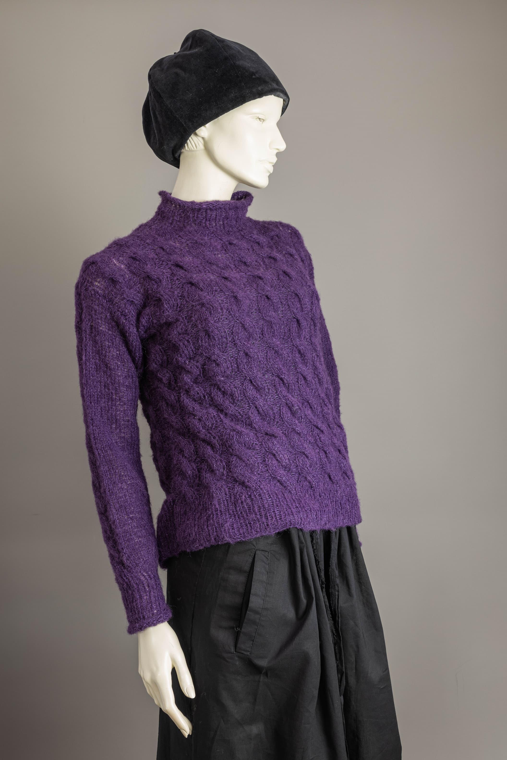 Violett Strickpullover