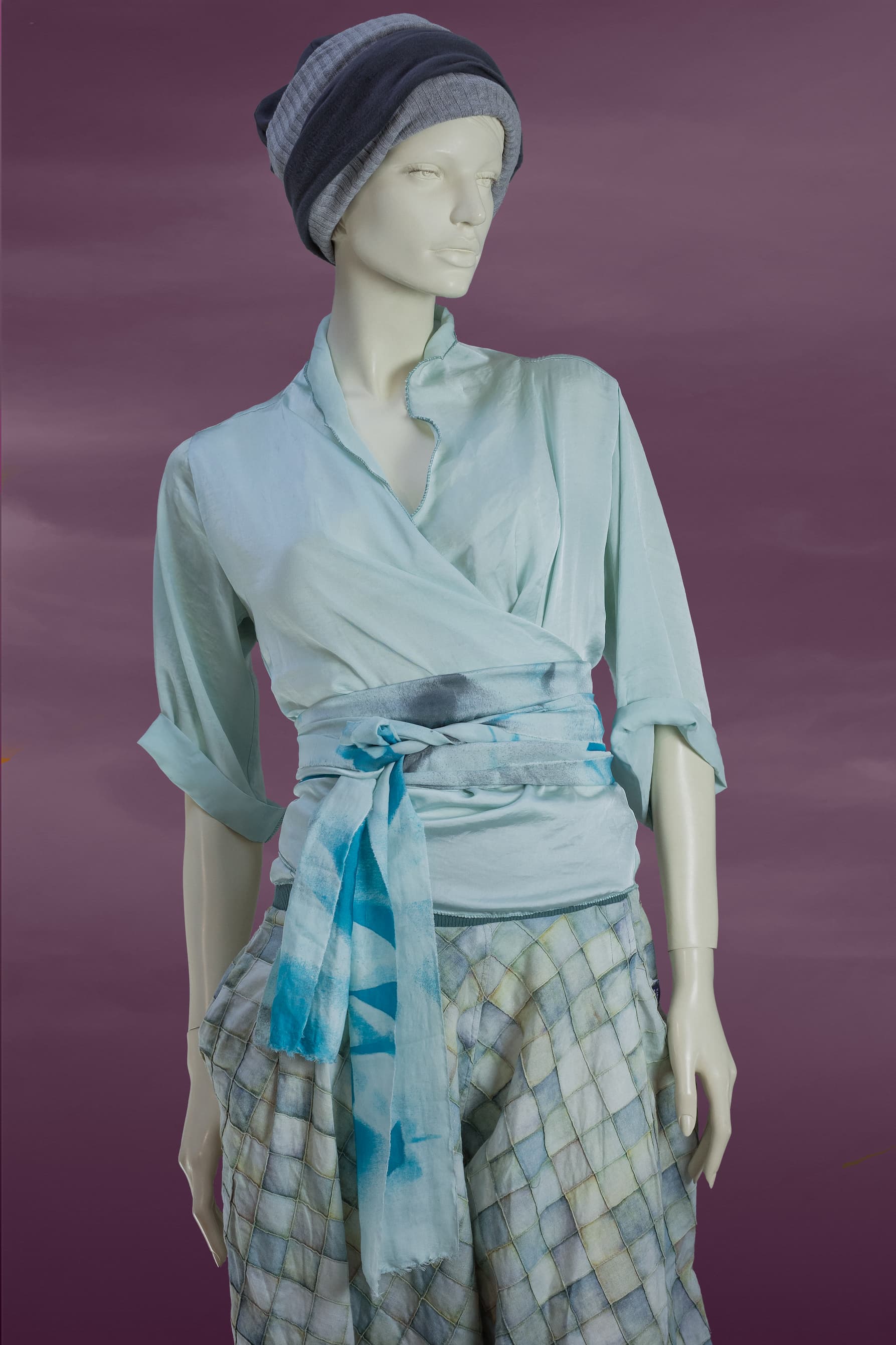 Elwaron Wickelbluse print