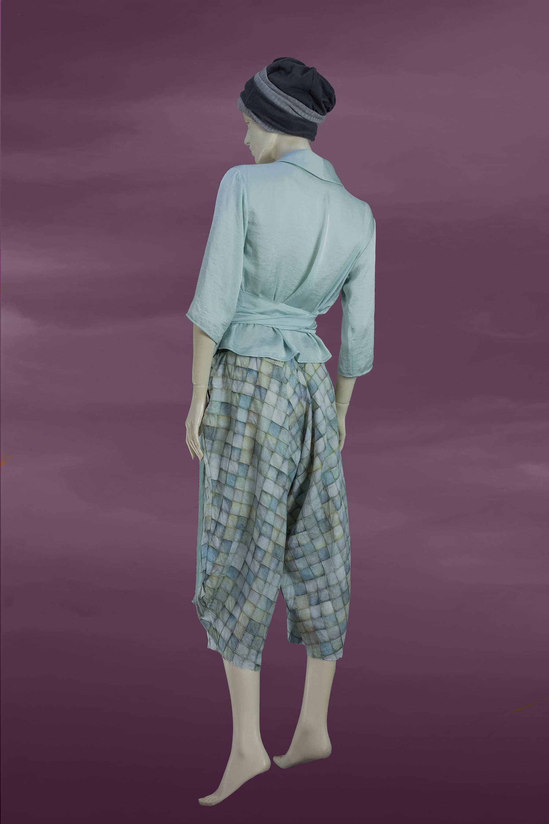 Elwaron Wickelbluse print